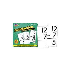    Trend Subtraction 0 12 (all facts) Flash Cards Toys & Games