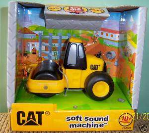 CAT Caterpillar SOFT SOUND MACHINE ROLLER 18+ mos  