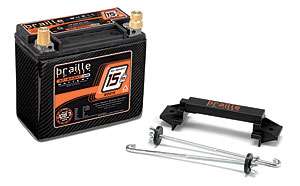 Braille Lightweight Racing Battery (Carbon Wrap w/Mount) 15 lbs.