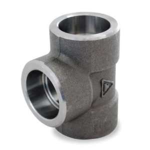 Forged Steel Black and Galvanized Pipe Fittings Tee,1 In,Socket Weld,B 