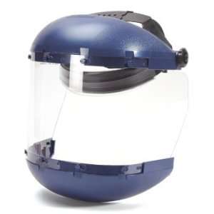 Face Shield 380 Series Chin Protector with Ratchet Headgear and Clear 