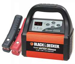  Black & Decker VEC1087CBD Smart Battery 10/6/2 Amp Battery Charger 