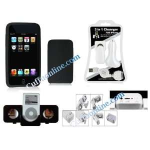   Black Ipod Speakr & FREE Screen Protector (6 in 1 dead iPod NOT