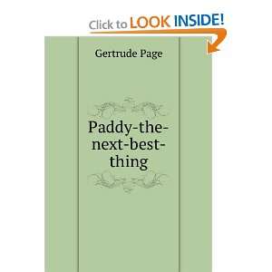  Paddy the next best thing Gertrude Page Books