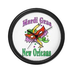 Mardi Gras New Orleans New orleans Wall Clock by  