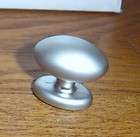 LOT OF 15 OVAL CABINET KNOB PULL, BRUSHED NICKLE, J A BORDEAUX