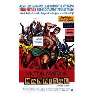  Hannibal Movie Poster (11 x 17 Inches   28cm x 44cm) (1960 