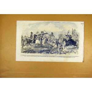  Pony Races Blackheath London Leech Sketch Print 1853