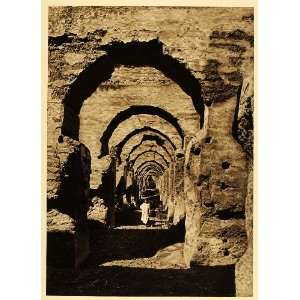  1924 Ruins Haras Stables Meknes Morocco Architecture 