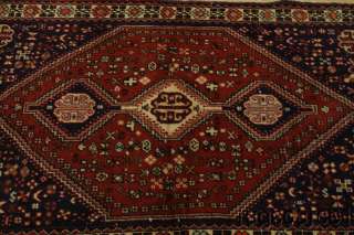 ANTIQUE TRIBAL 3X4 ABADEH SHIRAZ PERSIAN ORIENTAL AREA RUG WOOL CARPET 