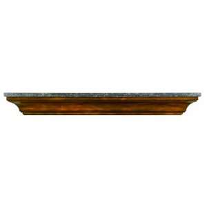Pearl Mantels Fairfax 60 inch Mantel Shelf, Antique Birch Finish with 