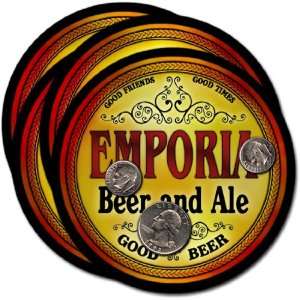 Emporia, KS Beer & Ale Coasters   4pk