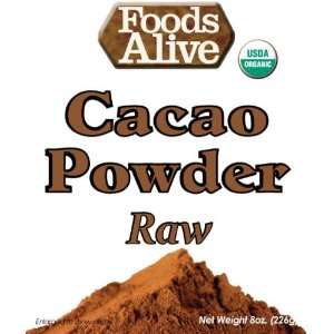 Pack   Cacao Powder   Organic (8 oz.)  Grocery & Gourmet 