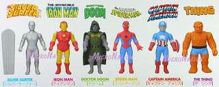   Man, Doctor Doom, Captain America and The Thing. Collect them all