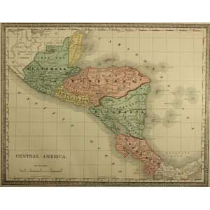  McNally map of Central America (c. 1885)