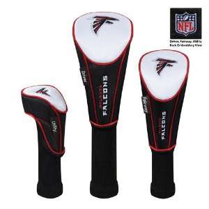  Atlanta Falcons NFL Nylon Headcovers (set of 3) (Driver 