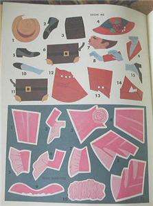 1965 My Fair Lady Sticker Paper Dolls Complete Unused Such Beautiful 