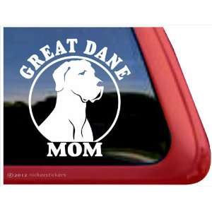  Great Dane Mom ~ Great Dane Vinyl Window Auto Decal 