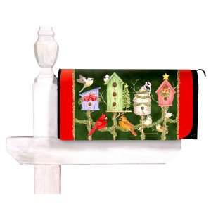   Welcome Holiday Birds Magnetic Mailbox Cover Wrap