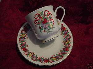 JC PENNEY CLASSIC TRADITIONS CRANBERRY HILL CUP SAUCER  