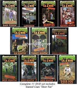 TK & MIKE COMEDY HUNTING AND FISHING VIDEO 11 DVD SET  