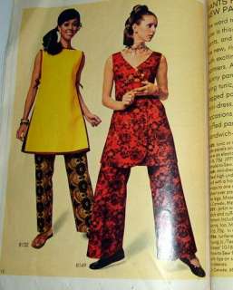   60s 70s VOGUE & SIMPLICITY Pattern Catalog Books~FASHION NEWS~CAREFREE