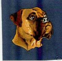 BOXER DOGS HEAD DOGS CRAFTS DECALS TRANSFERS X 20  
