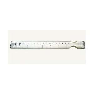  2X 10 Inch Bar Magnifer with Ruler