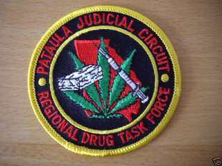 Patch. PATAULA DRUG TASK FORCE POLICE. GA  