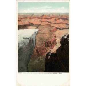  Reprint Grand Canyon of Arizona   From the Overhang, Near Hotel 