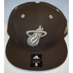  NBA Miami Heat Fitted Hat Size 8