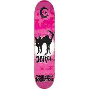  Foundation Corey Duffel F Ink Blot Skateboard Deck   8 x 