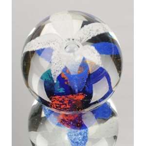 Murano Design Hand Blown Glass Art   Under The Sea Series   Sparkling 