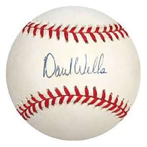   Wells Autographed / Signed 1990 American Division Series Baseball