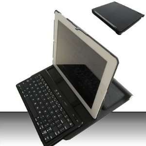 iPad 2 Compatible Bluetooth Keyboard with Rotatable Mount 