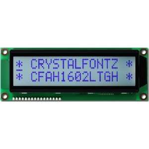  Crystalfontz CFAH1602L TGH JT 16x2 character LCD display 