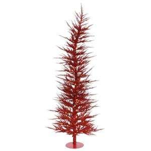 Vickerman 4 Foot Red Laser Christmas Tree 