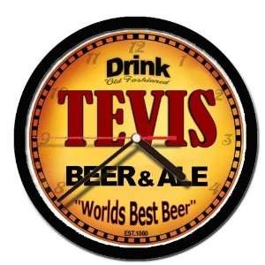  TEVIS beer and ale cerveza wall clock 