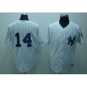  2012 New New York Yankees #14 Granderson White Jersey 