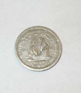 1955 British Caribbean Territories 10 Cent Coin  