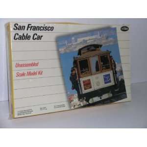    San Francisco Cable Car   Plastic Model Kit 