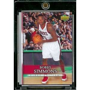  2007 08 Upper Deck First Edition # 140 Bobby Simmons   NBA 
