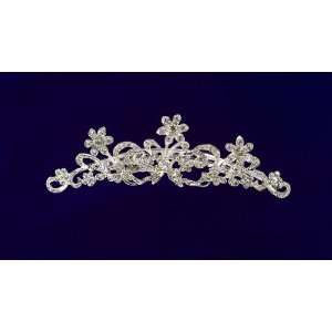  Rhinestone Flower Comb Beauty