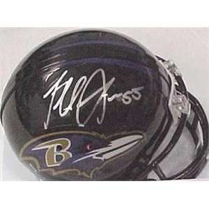 Terrell Suggs autographed Football Mini Helmet (Baltimore Ravens)