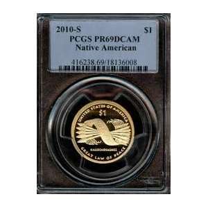   2010 S Sacagawea PCGS PR69DCAM Native American dollar 