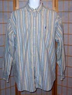 Ralph Lauren Sz L The Big Shirt Long Sleeve Shirt Flawed  