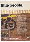 Suzuki RM50 RM80 RM100 2 page vintage motocross mx advertisement Ad 