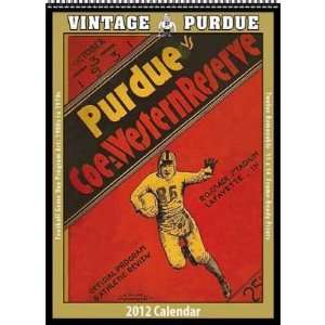  Purdue Boilermakers 2012 Vintage Football Calendar Sports 