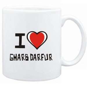  Mug White I love Gharb Darfur  Cities