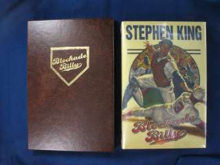 BLOCKADE BILLY Stephen King 1st Ed HC w CARD & Slipcase 9781587672286 